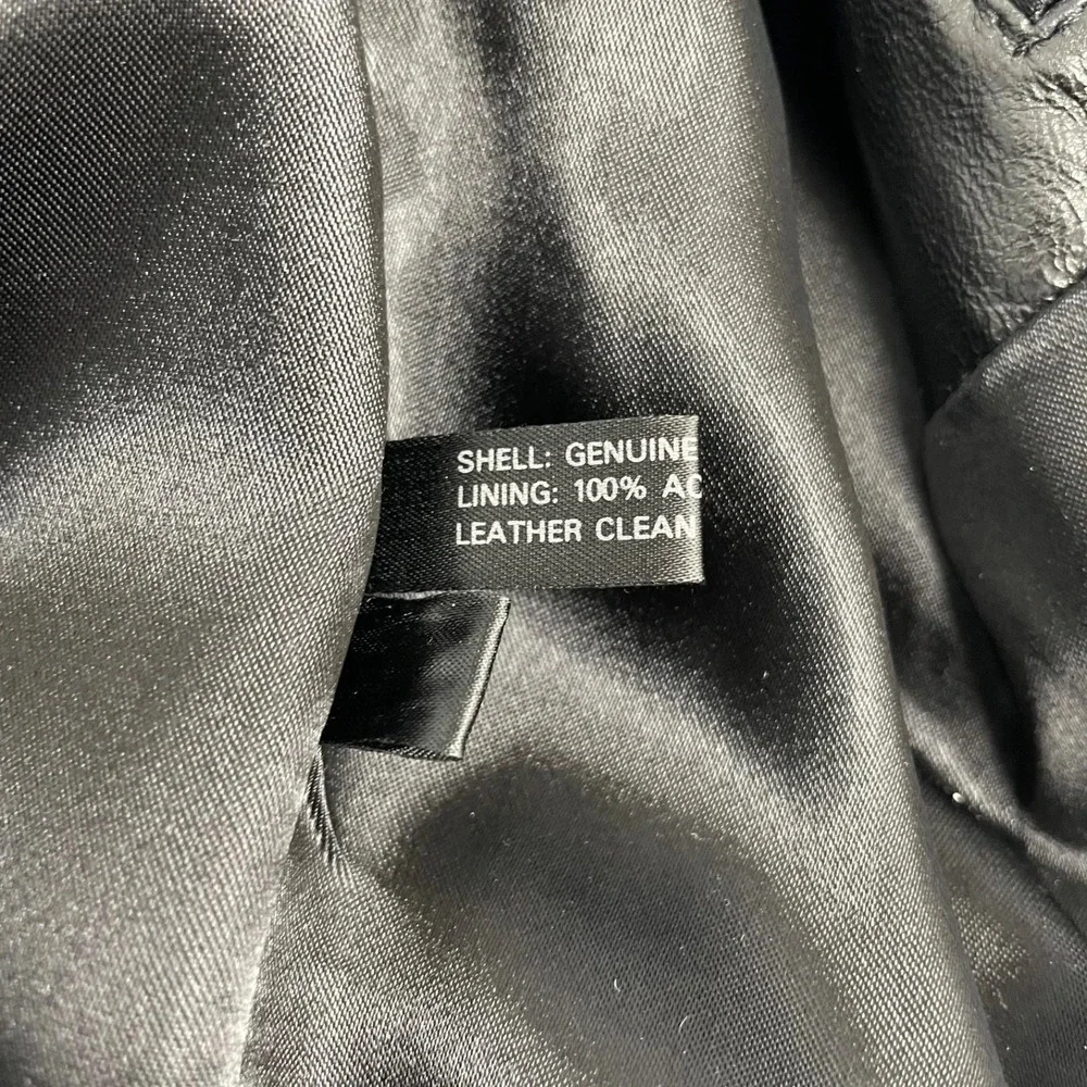 Sportcoat Blazer Western Scully Mens 44 Soft Lambskin Leather Jacket Yokes Black